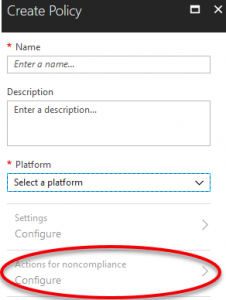 Create Intune Policy