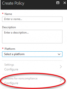 Create Intune Policy