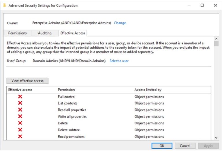 AD Roles Enterprise Admins and Schema Admins Ravenswood Technology Group